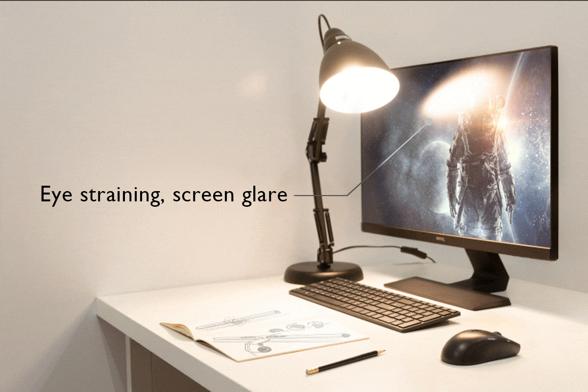 ScreenBar Eye Care Computer Monitor Light ｜BenQ Singapore