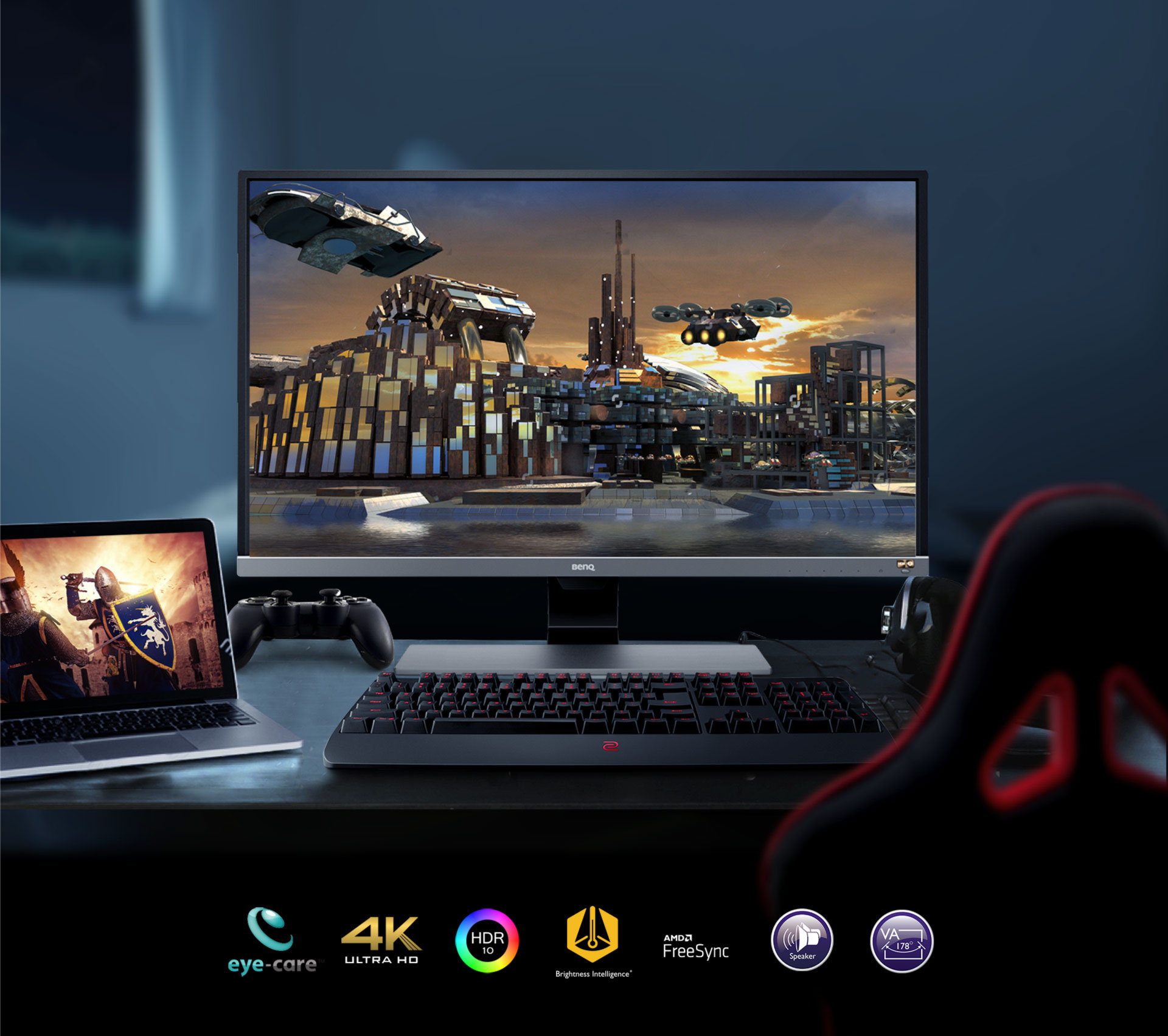 4k gaming monitor micro center