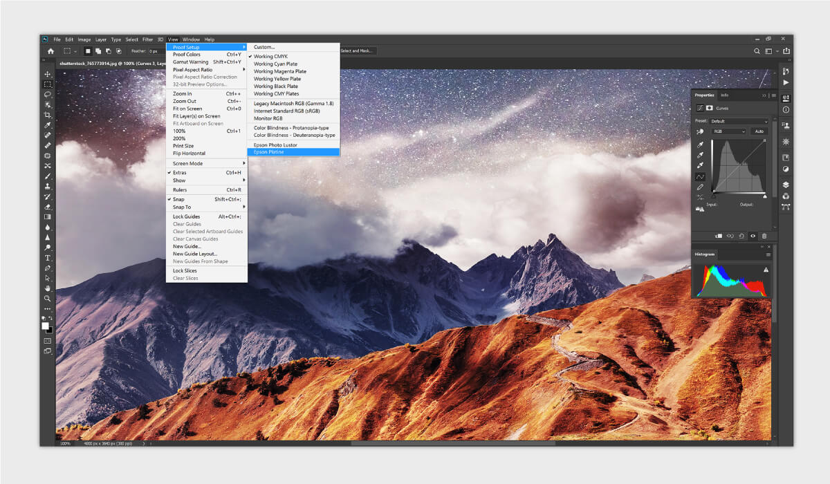 soft proof in photoshop cc for mac